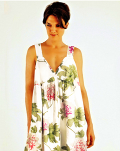 Peony silk Collection Silk nightgowns, pajama ug mga kupo